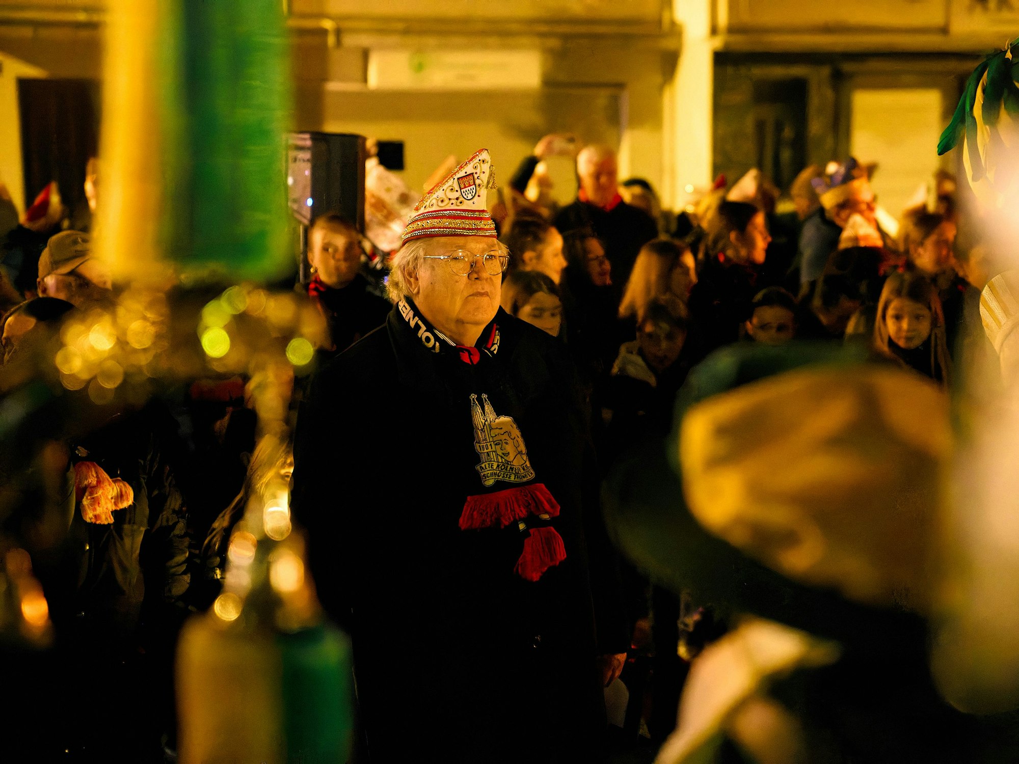 Karnevalistischer Zapfenstreich für Achim Kaschny der Schnüsse Tring.