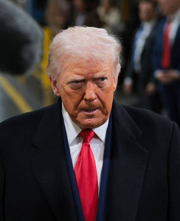 US-Präsident Donald Trump besucht am 13. Januar das Ford-Werk in Dearborn (Michigan).