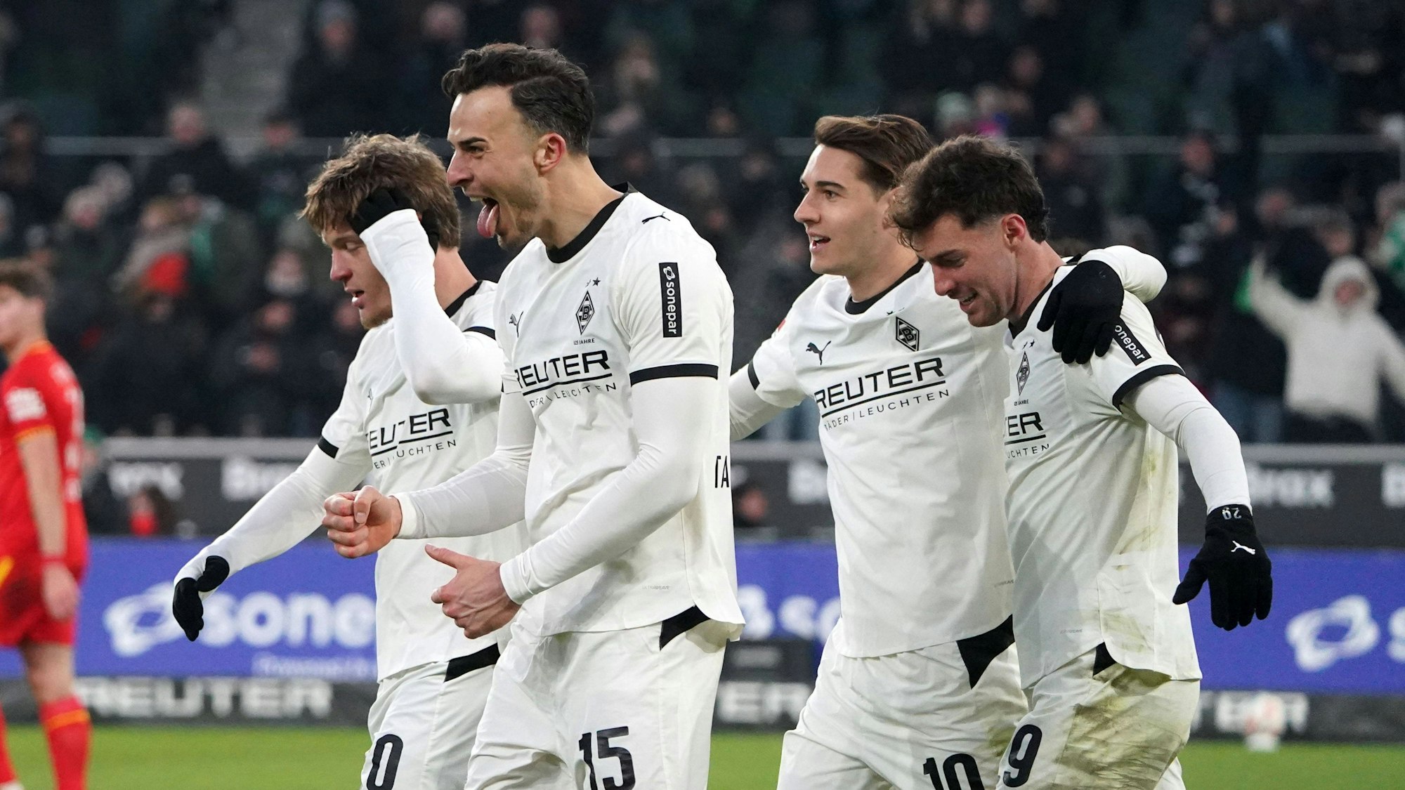 Torjubel bei Borussia Mönchengladbach.