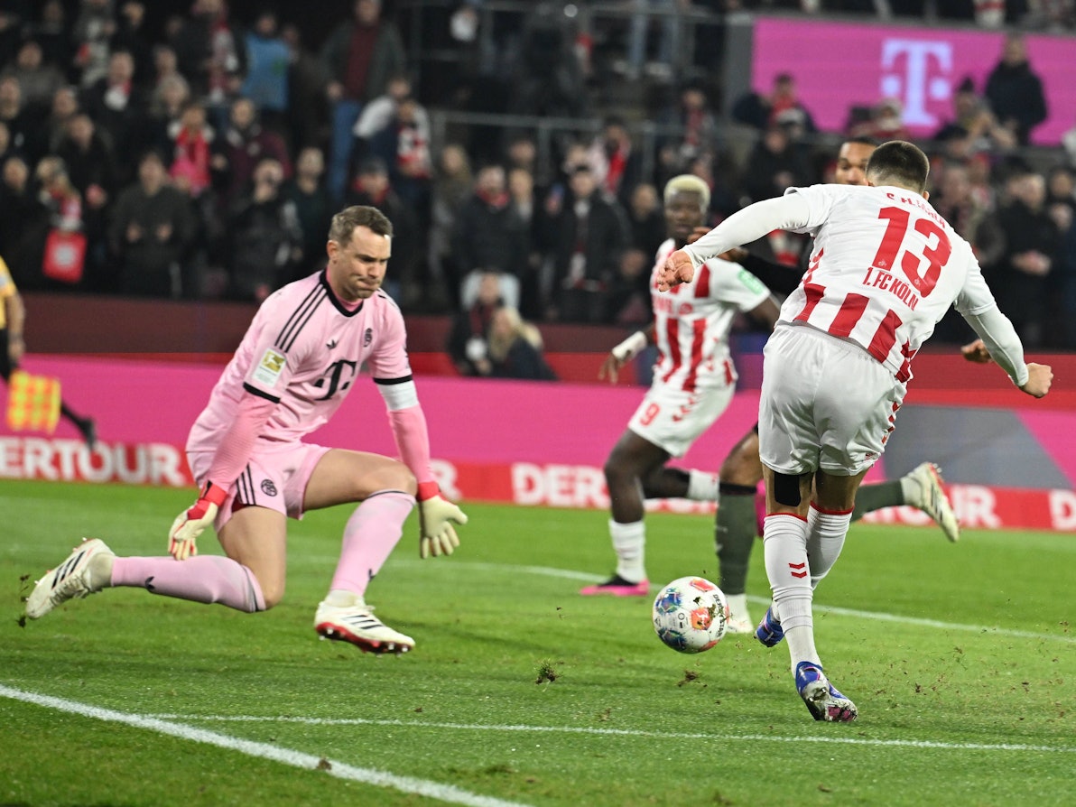 Said El Mala (1. FC Köln) scheiterte am 14. Januar 2026 gegen Bayern-Keeper Manuel Neuer.