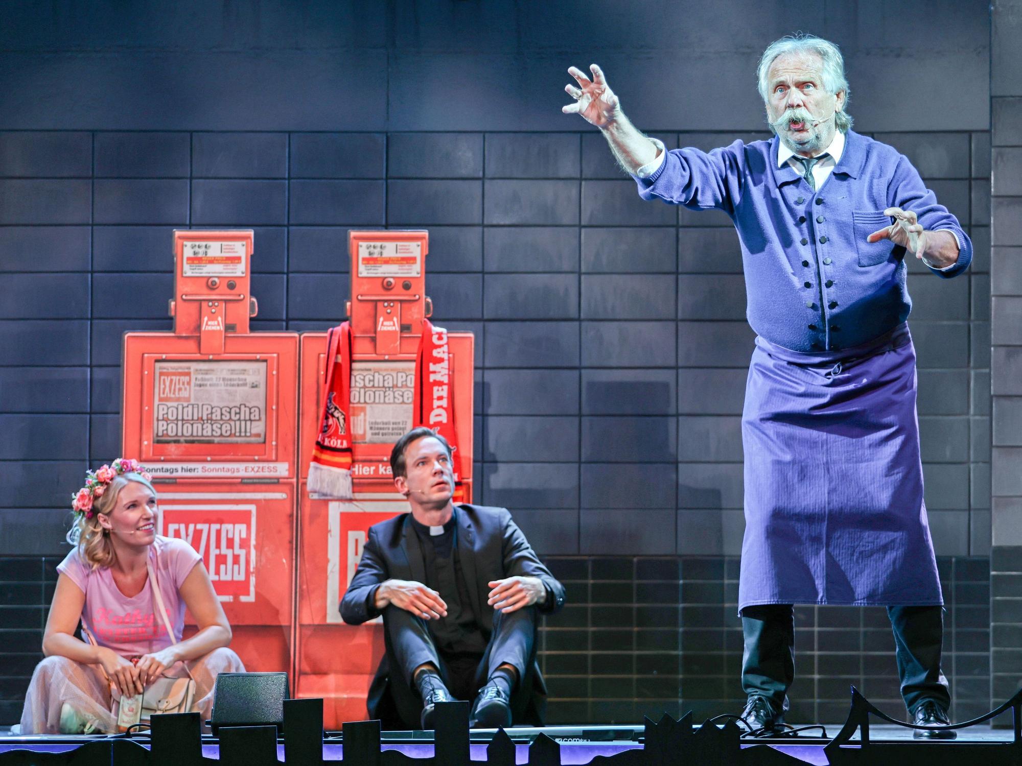 Henning Krautmacher auf der Musical-Bühne.