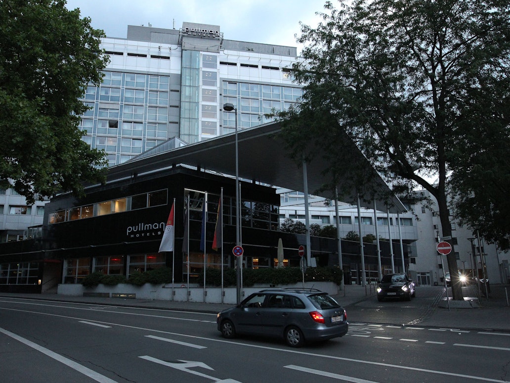 Außenaufnahme des Pullman-Hotels in Köln.