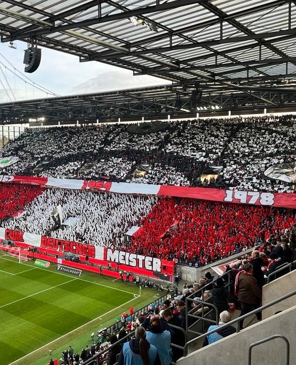 FC-Choreo im Stadion.