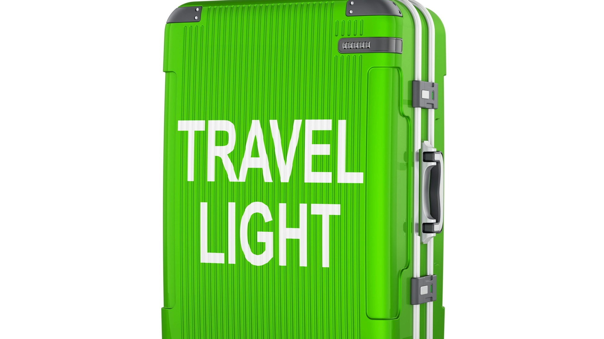 Ein Gepäckstück für die Reise