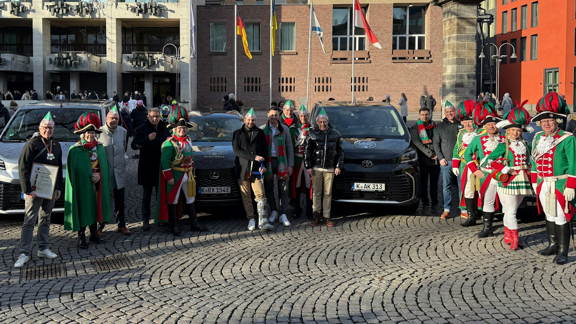 Fahrzeugübergabe der Altstädter.
