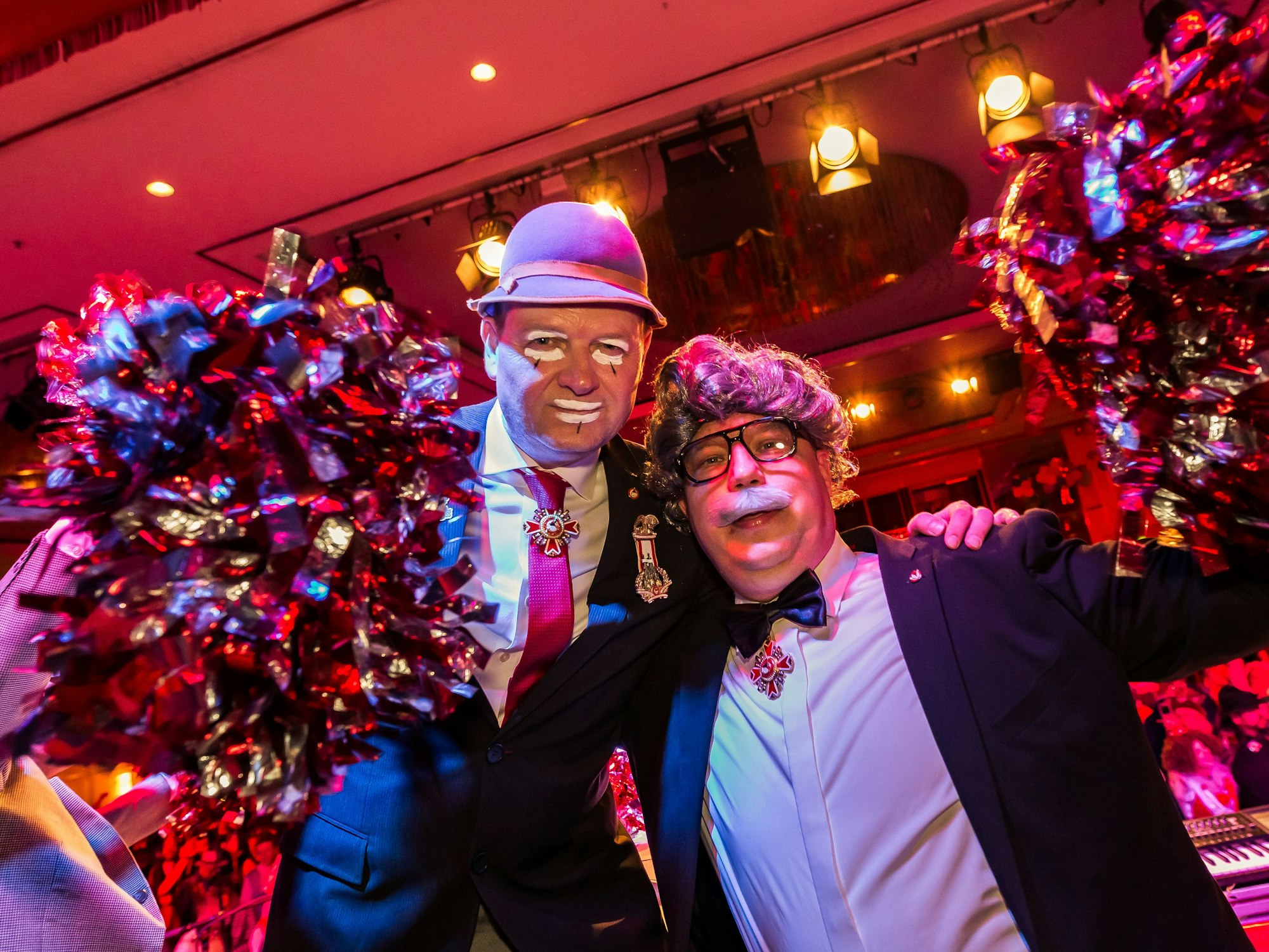 Boris Müller und Friedrich Bergmann im Elferrat.