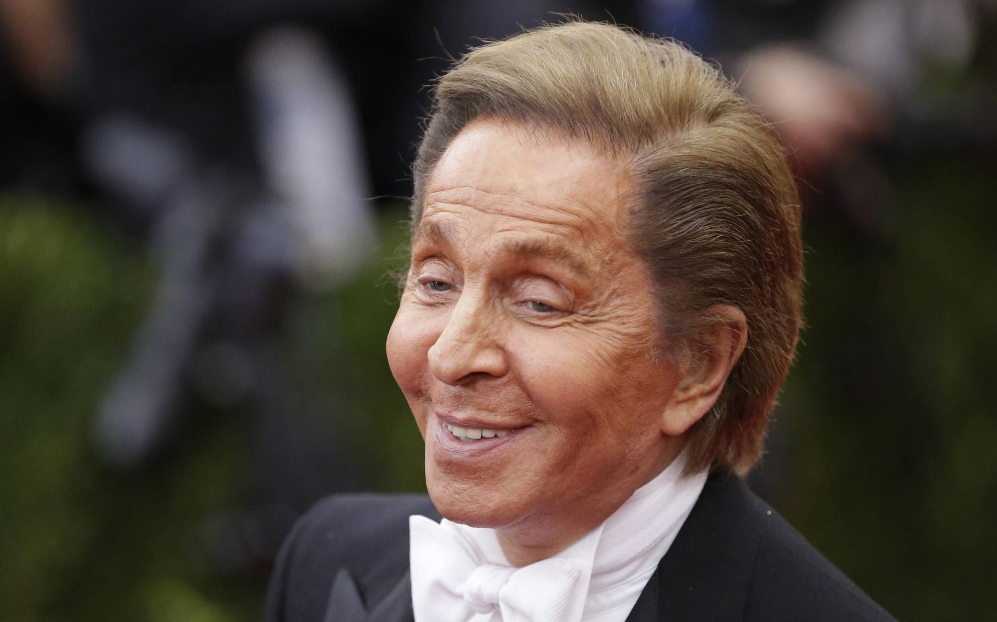 Der Designer Valentino Clemente Ludovico Garavani, international bekannt als Valentino, ist tot. Hier ist er 2014 in New York zu sehen.