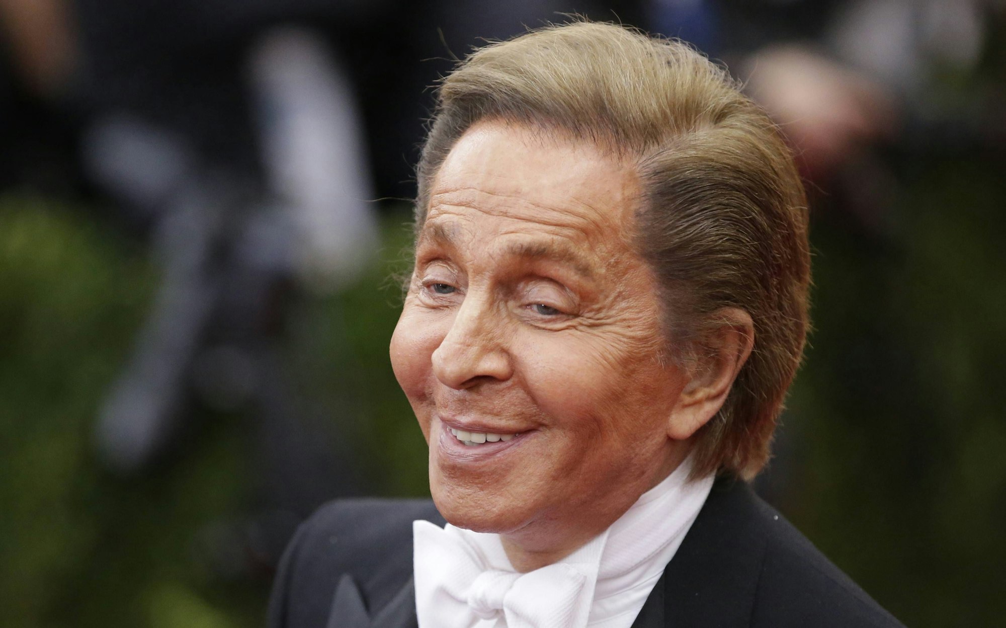 Der Designer Valentino Clemente Ludovico Garavani, international bekannt als Valentino, ist tot. Hier ist er 2014 in New York zu sehen.