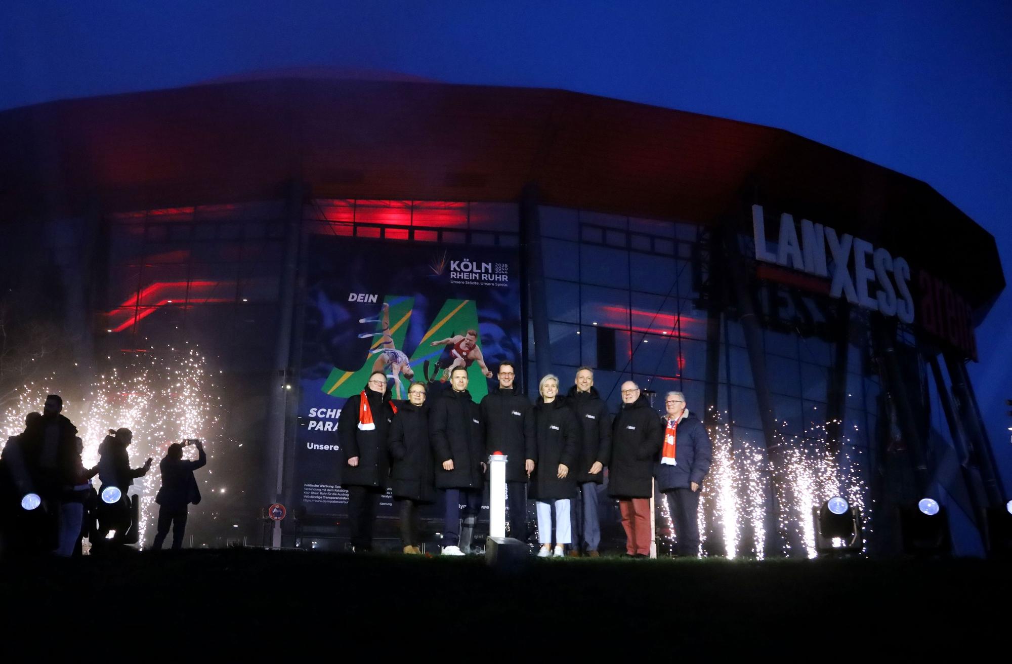 Zahlreiche Gäste waren bei der offizellen Bewerbung für die Olympische und Paralympische Spiele Köln Rhein-Ruhr in der Lanxess Arena dabei.