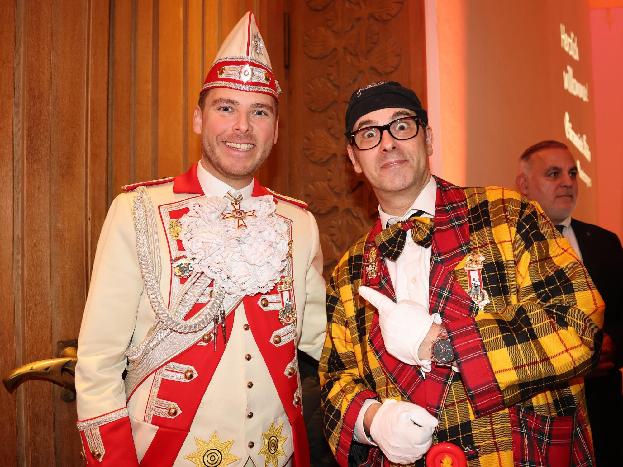 Dennis Hille zusammen mit Marc Metzger.