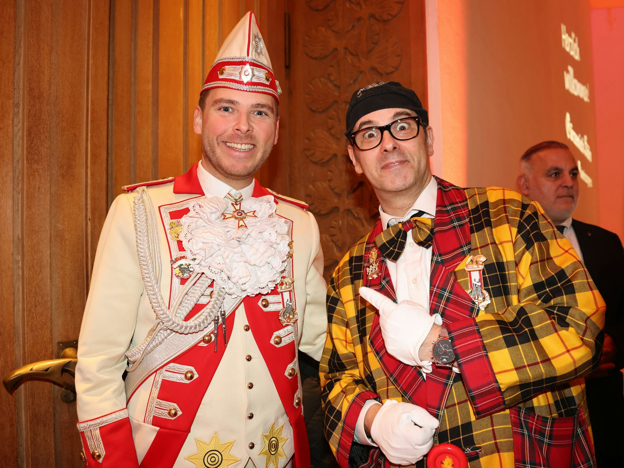 Dennis Hille zusammen mit Marc Metzger.