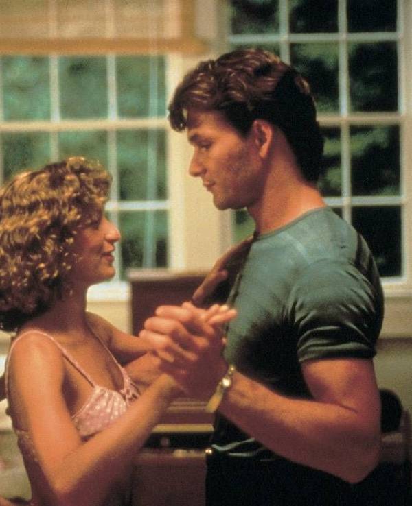 „Dirty Dancing“ mit Cynthia Rhodes (l), Jennifer Grey (m) und Patrick Swayze (r) gilt als absoluter Kultfilm.