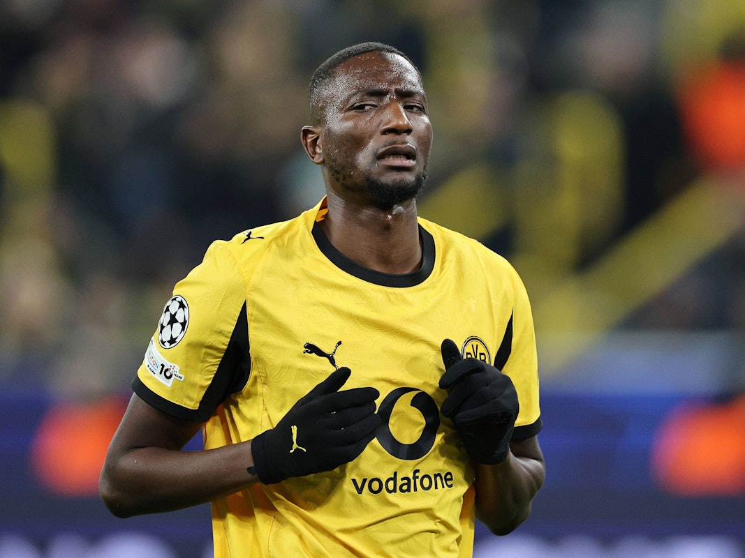 Serhou Guirassy im Trikot des BVB.