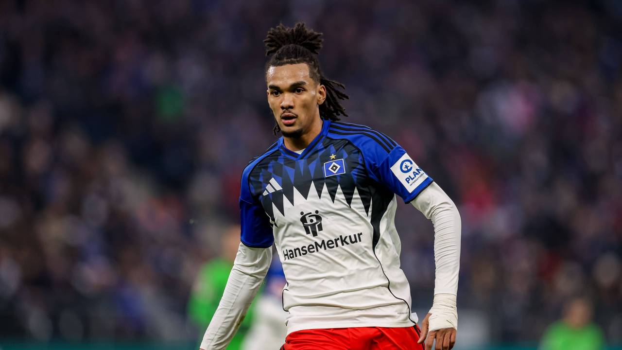 Ex-FC-Stürmer Damion Downs im Dress des Hamburger SV