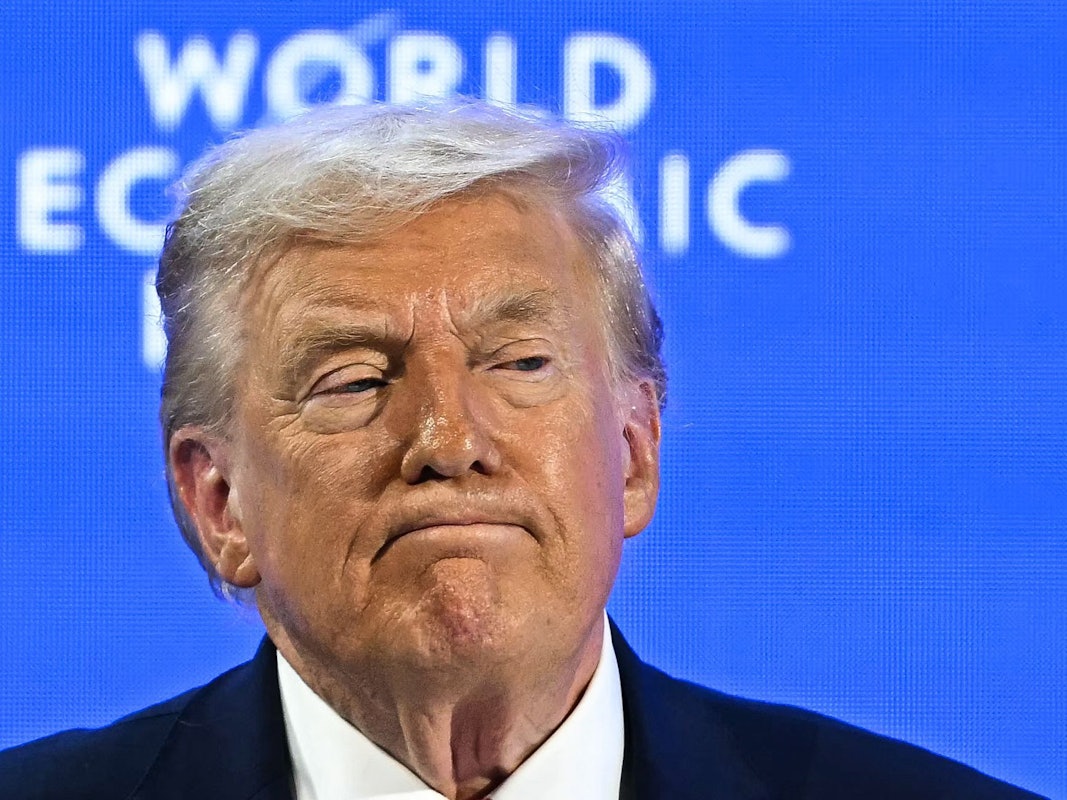 US-Präsident Donald Trump beim Weltwirtschaftsforum in Davos