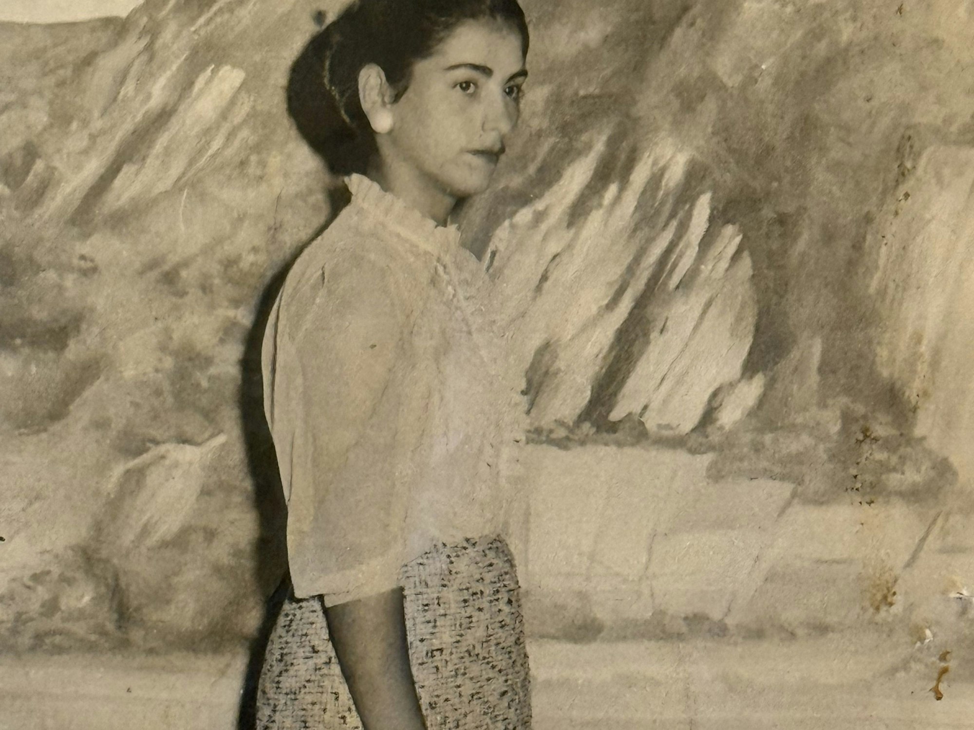 Agnes kurz nach dem Krieg, im Jahr 1952