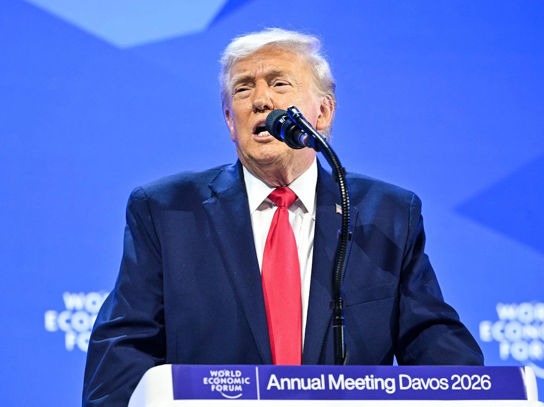 US-Präsident Donald Trump am 19. Januar in Davos.
