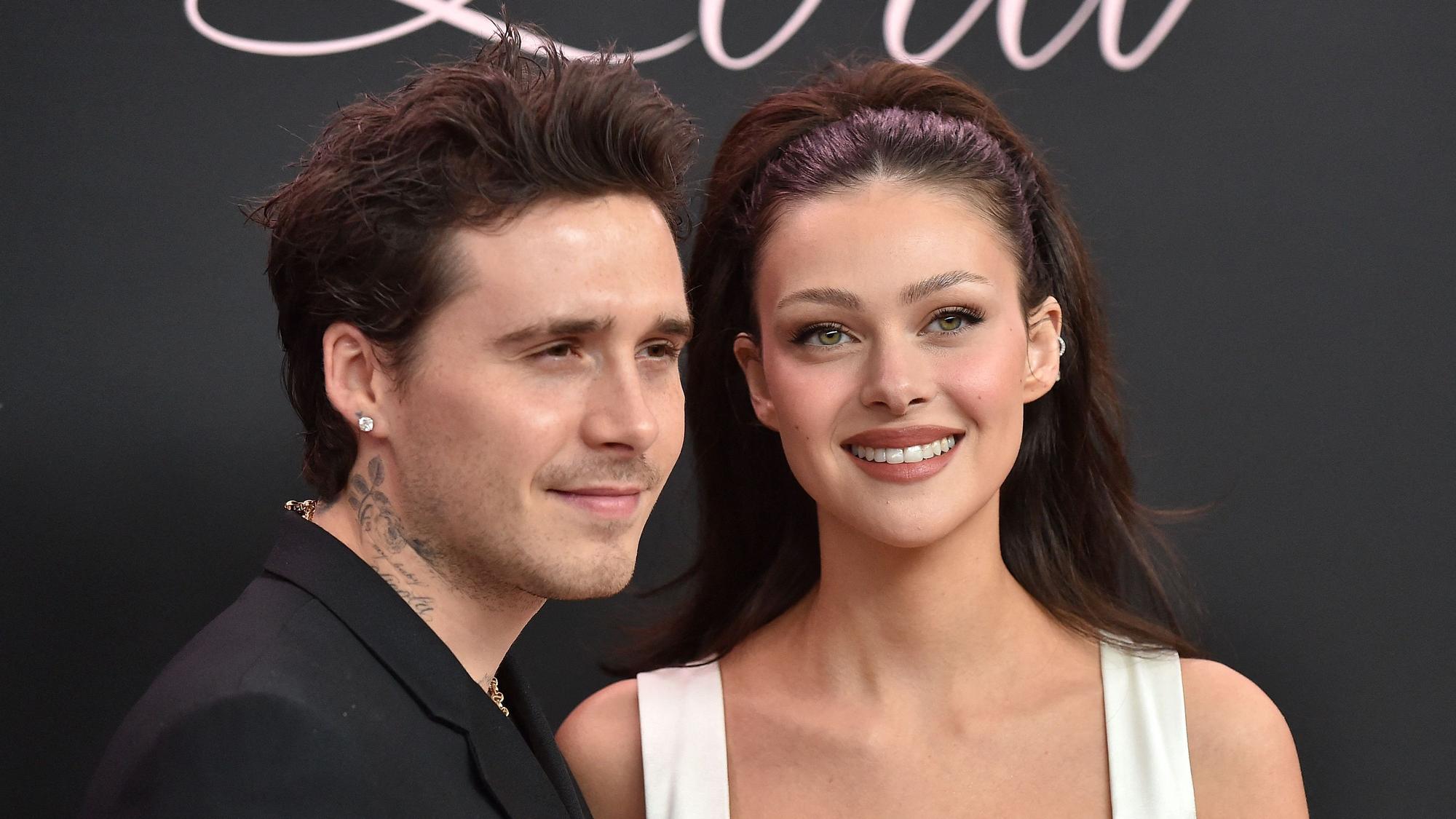 Brooklyn Beckham und seine Ehefrau Nicola Peltz Beckham.