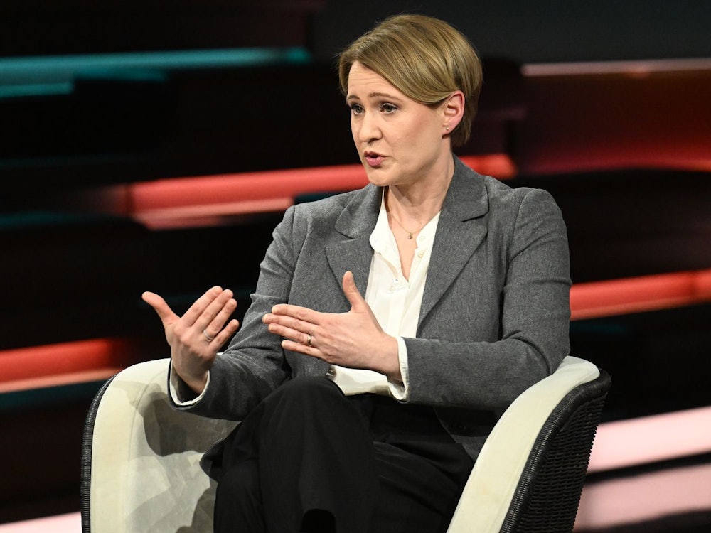 Politikwissenschaftlerin Jana Puglierin forderte bei „Markus Lanz“, dass Europa sich Gedanken machen müsse, wie man sich ohne die USA verteidigt. (Bild: ZDF / Cornelia Lehmann)