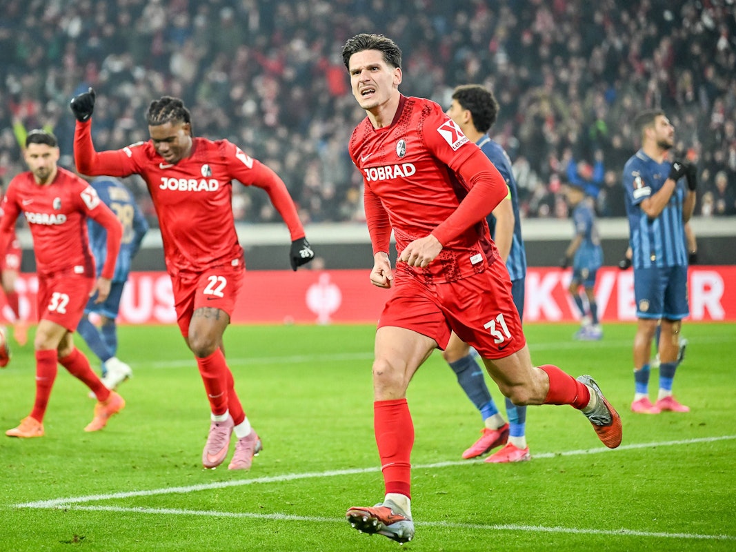 Igor Matanovic bejubelt seinen Treffer zum 1:0 gegen Tel Aviv.