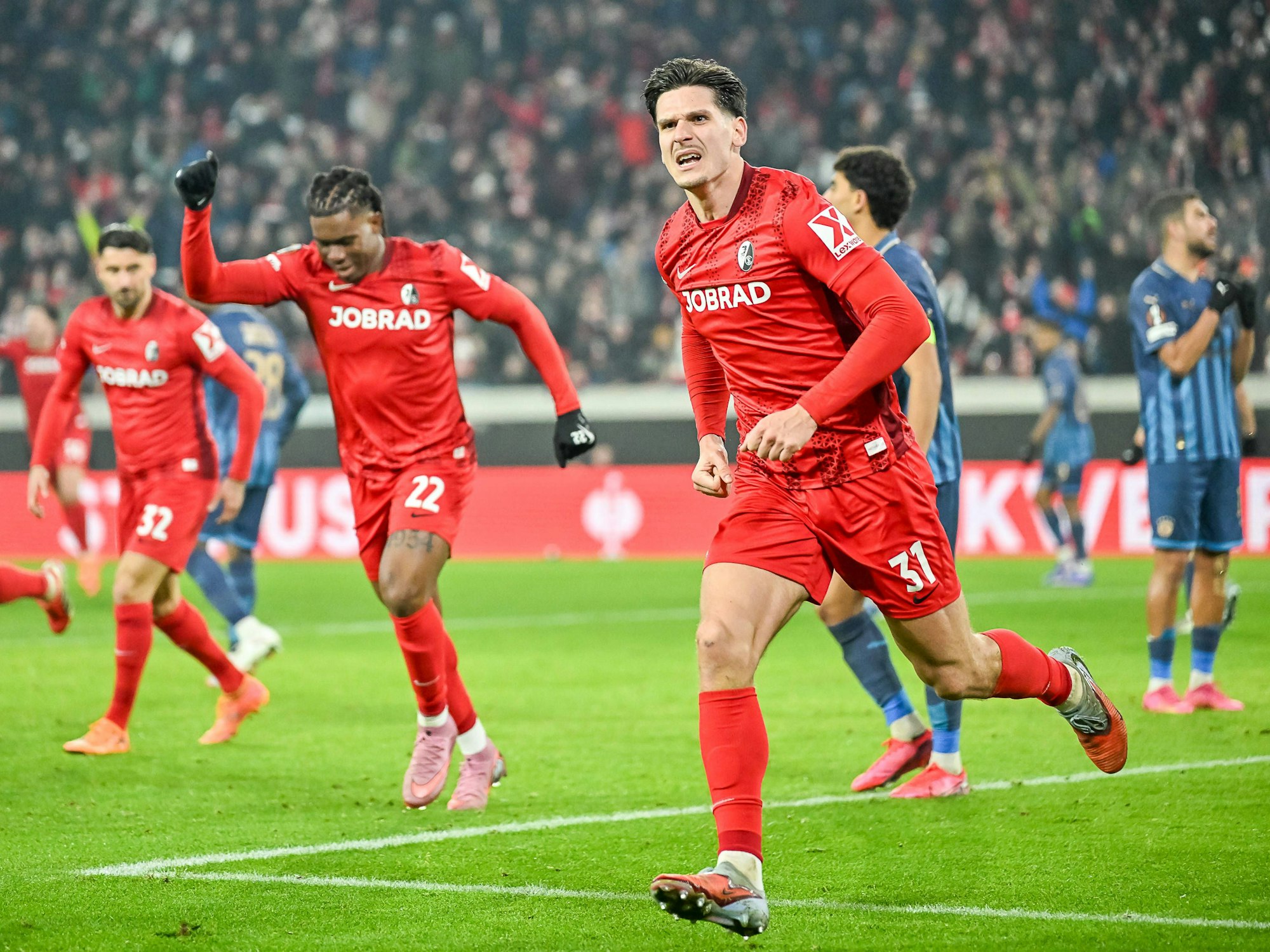 Igor Matanovic bejubelt seinen Treffer zum 1:0 gegen Tel Aviv.