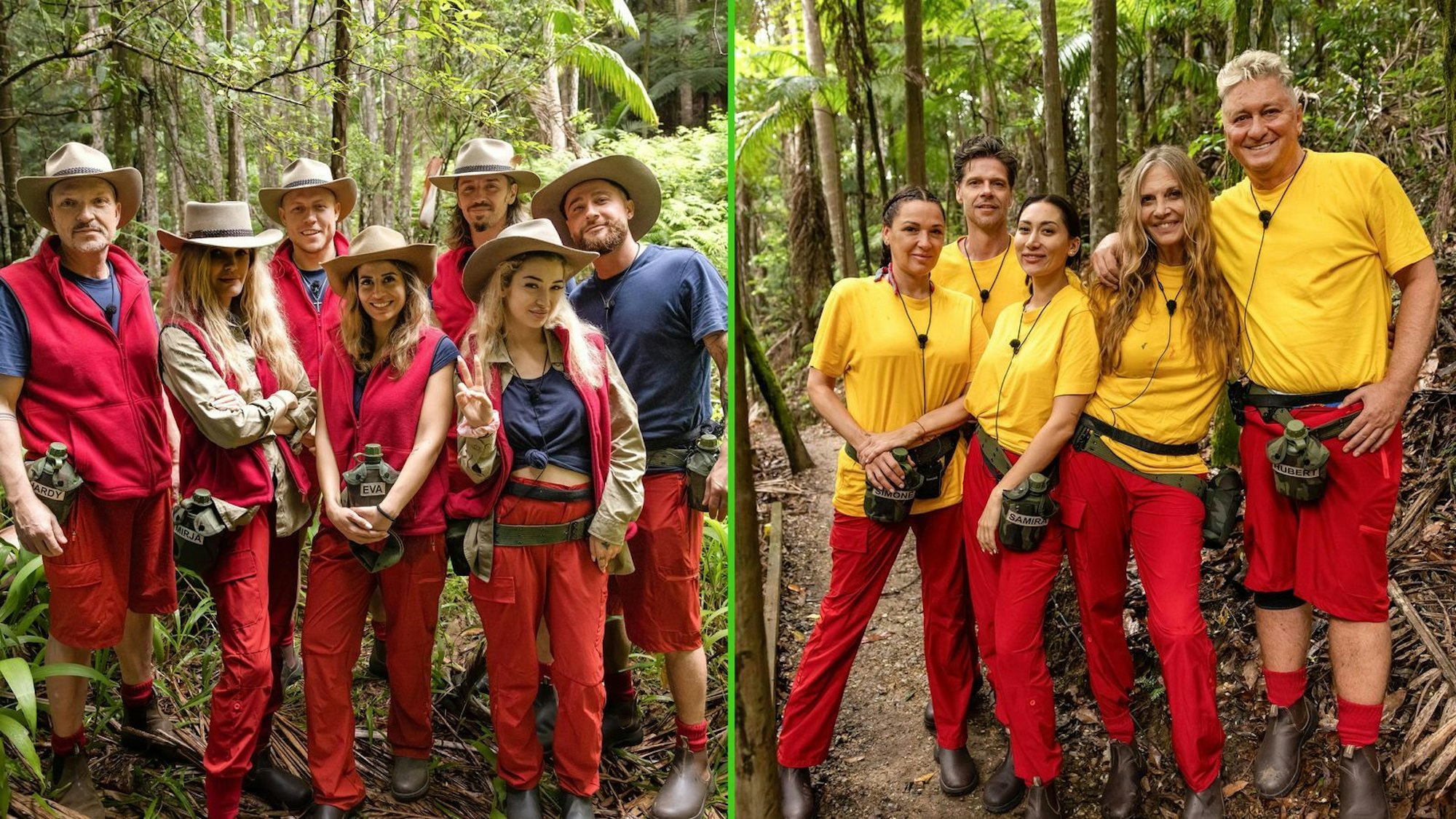 Das Dschungelcamp 2026 teilt die Stars in zwei Lager. (Bild: RTL / Patrick Heffels)