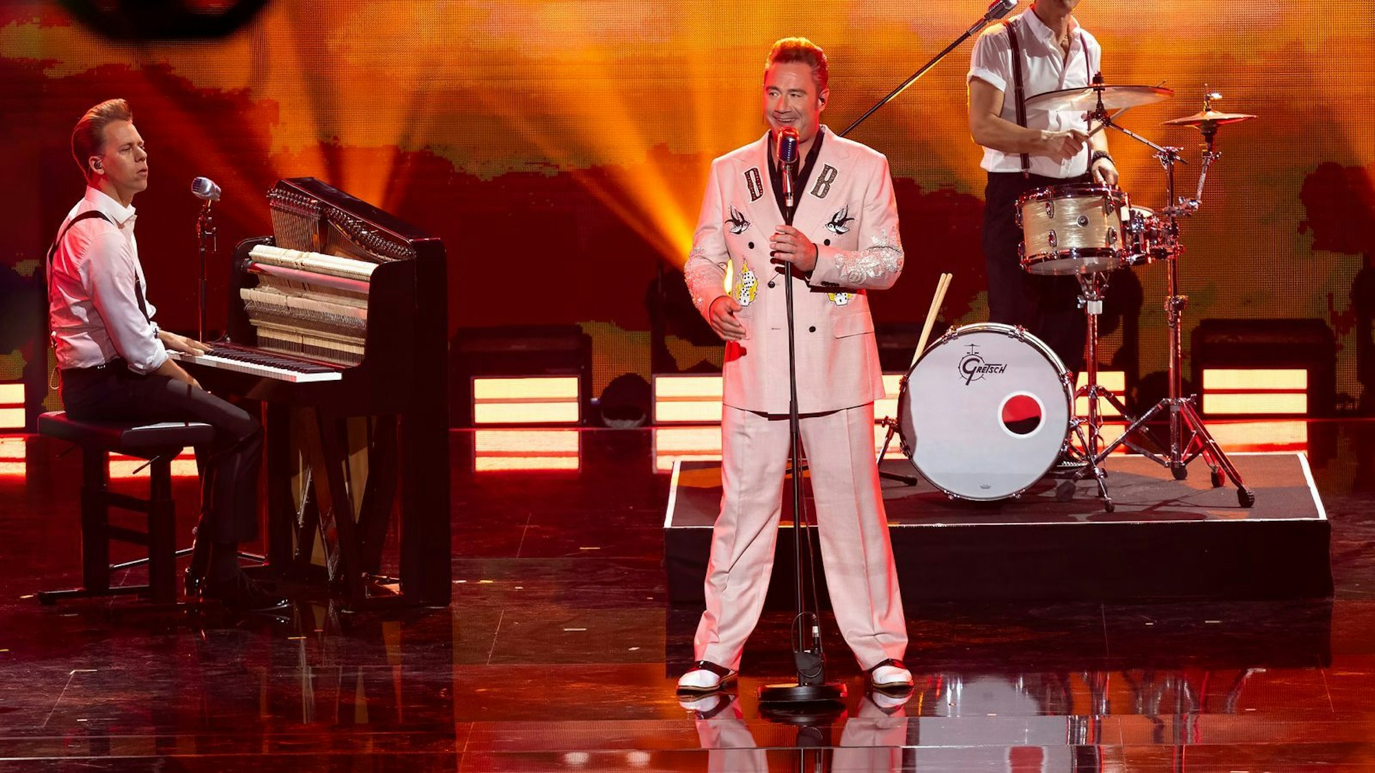 Bei der „Beatrice Egli Show“ trat Dick Brave auch bereits auf. (Bild: 2025 Getty Images/Jakubaszek)