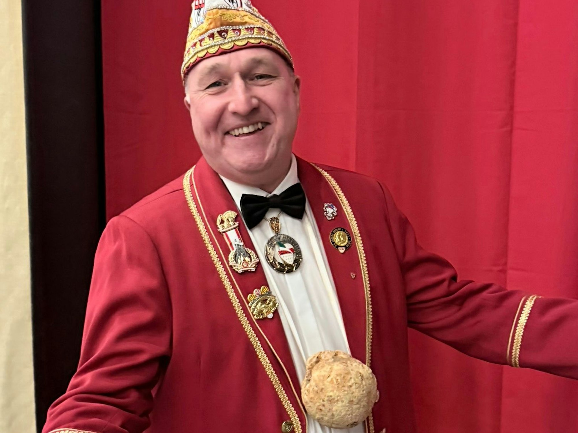 Ralf Schlegelmilch mit Sellerie-Orden.