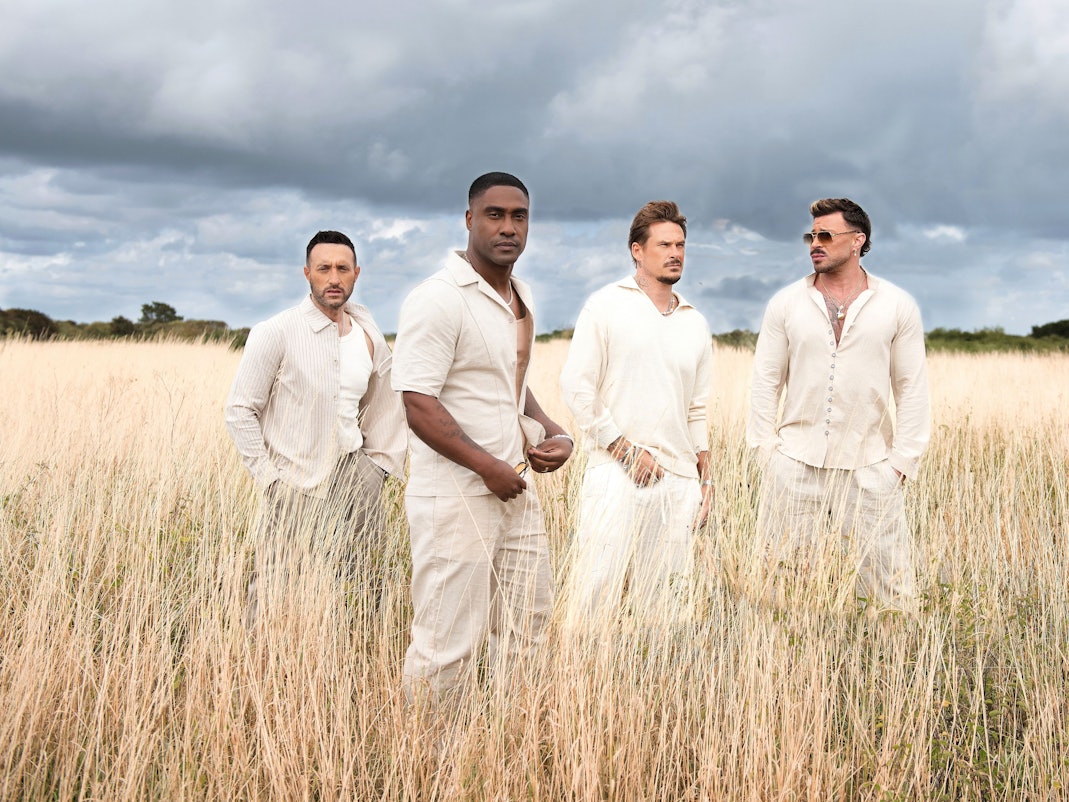 Bandfoto der Popgruppe Blue.