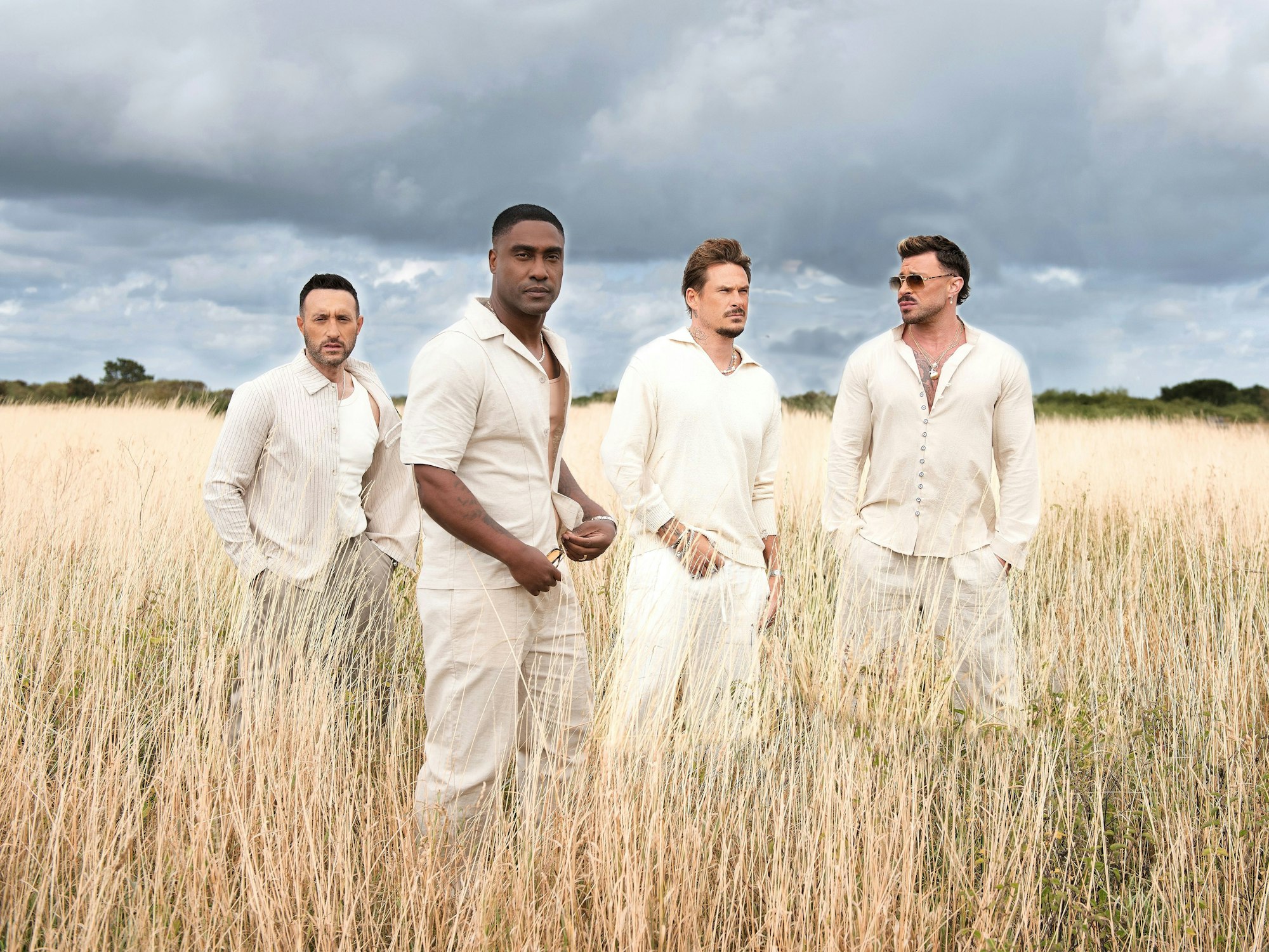 Bandfoto der Popgruppe Blue.