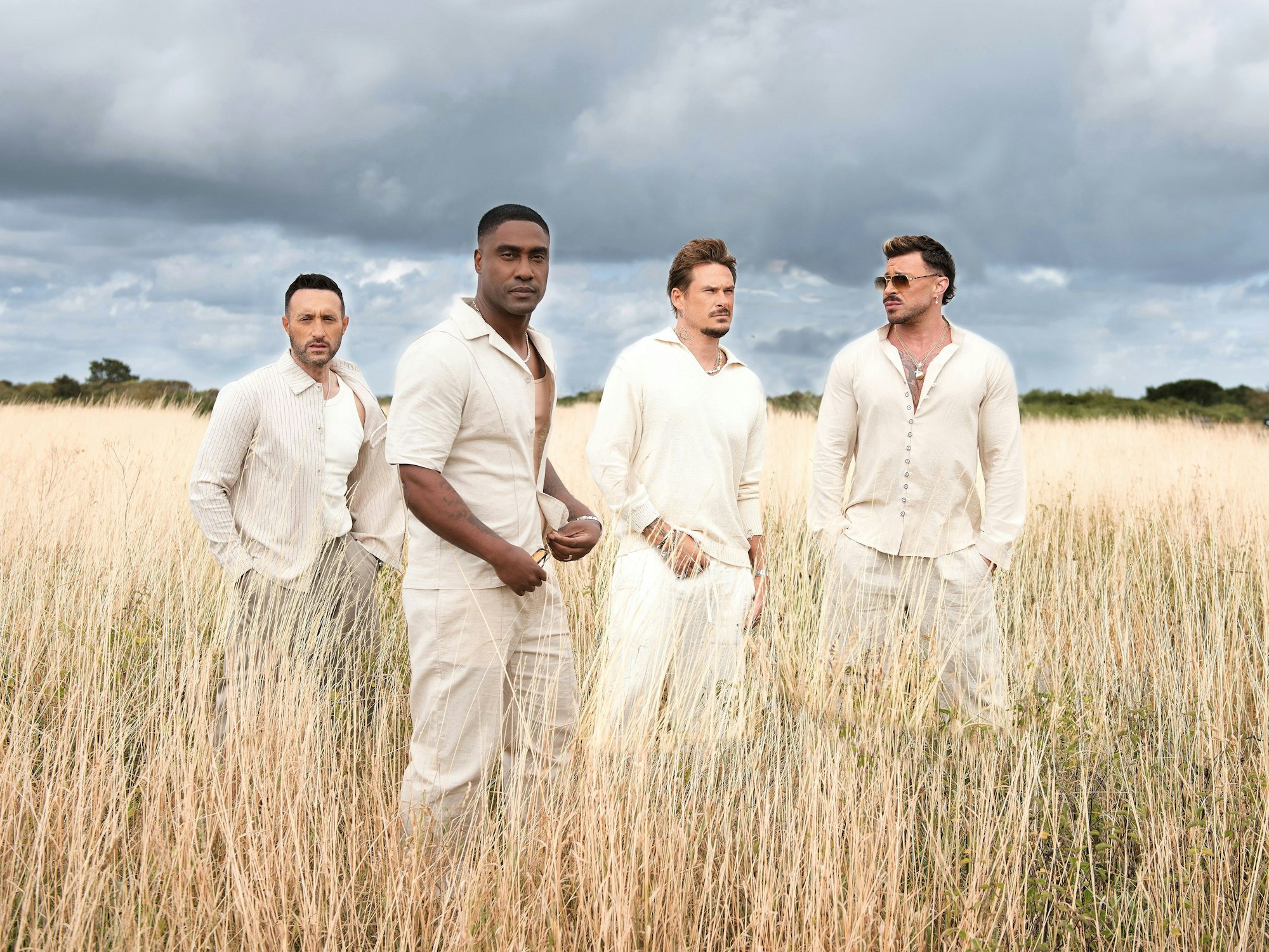 Bandfoto der Popgruppe Blue.