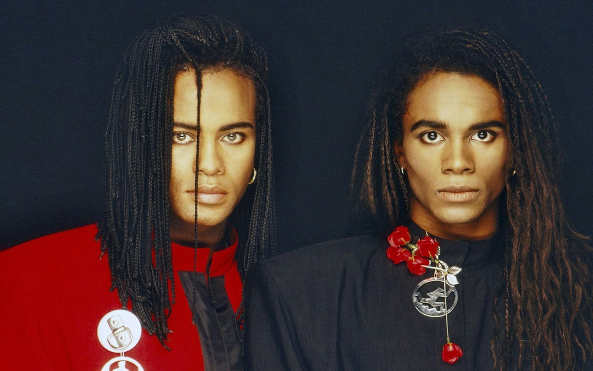 Milli Vanilli am Anfang ihrer Karriere 1987: der stille Franzose Fabrice „Fab“ Morvan (rechts) und ein lebenslustiger Bayer namens Robert Pilatus. Der von einer Münchener Familie adoptierte Rob sprach damals nur mittelmäßiges Schulenglisch. (Bild: RB / Manfred Esser)