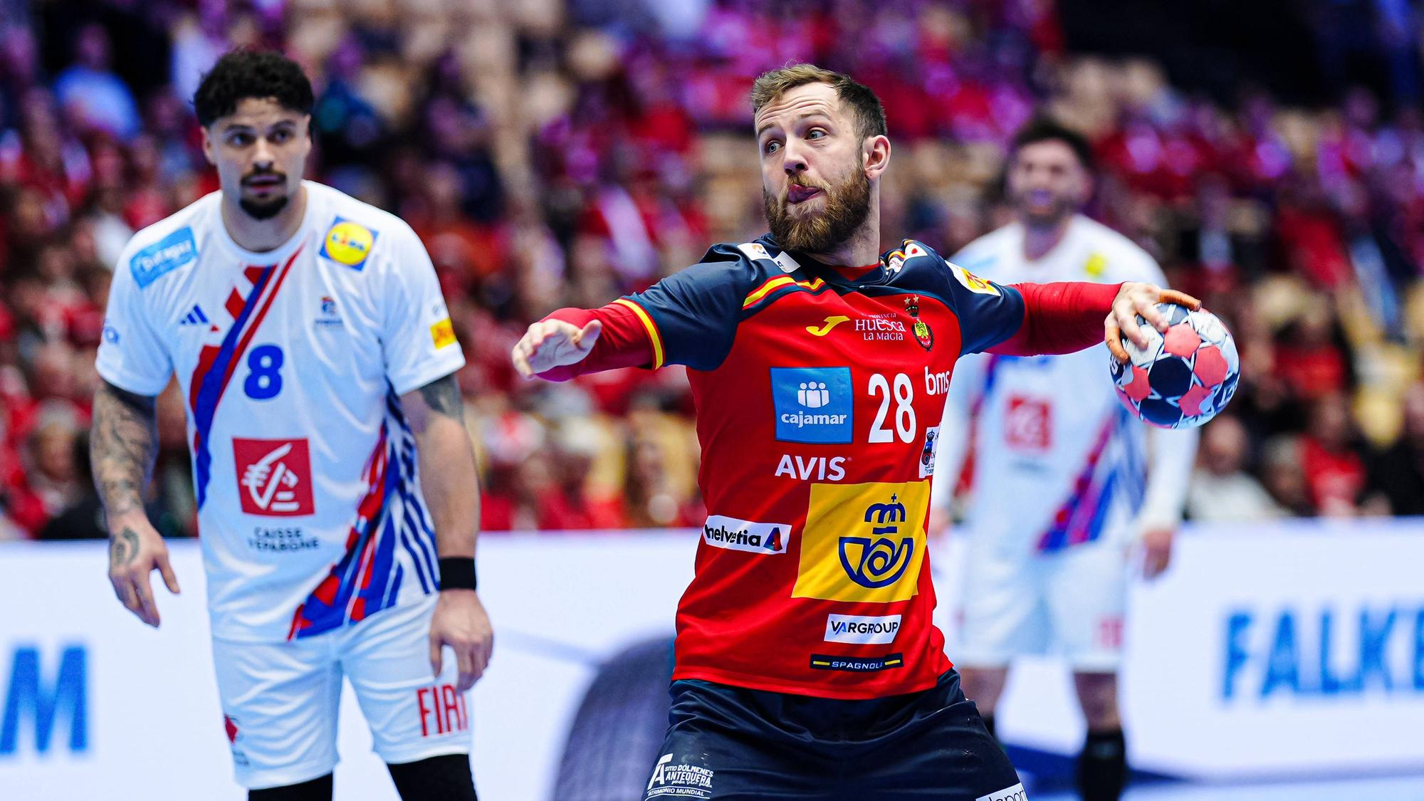 Aleix Gomez setzt zum Wurf an.
