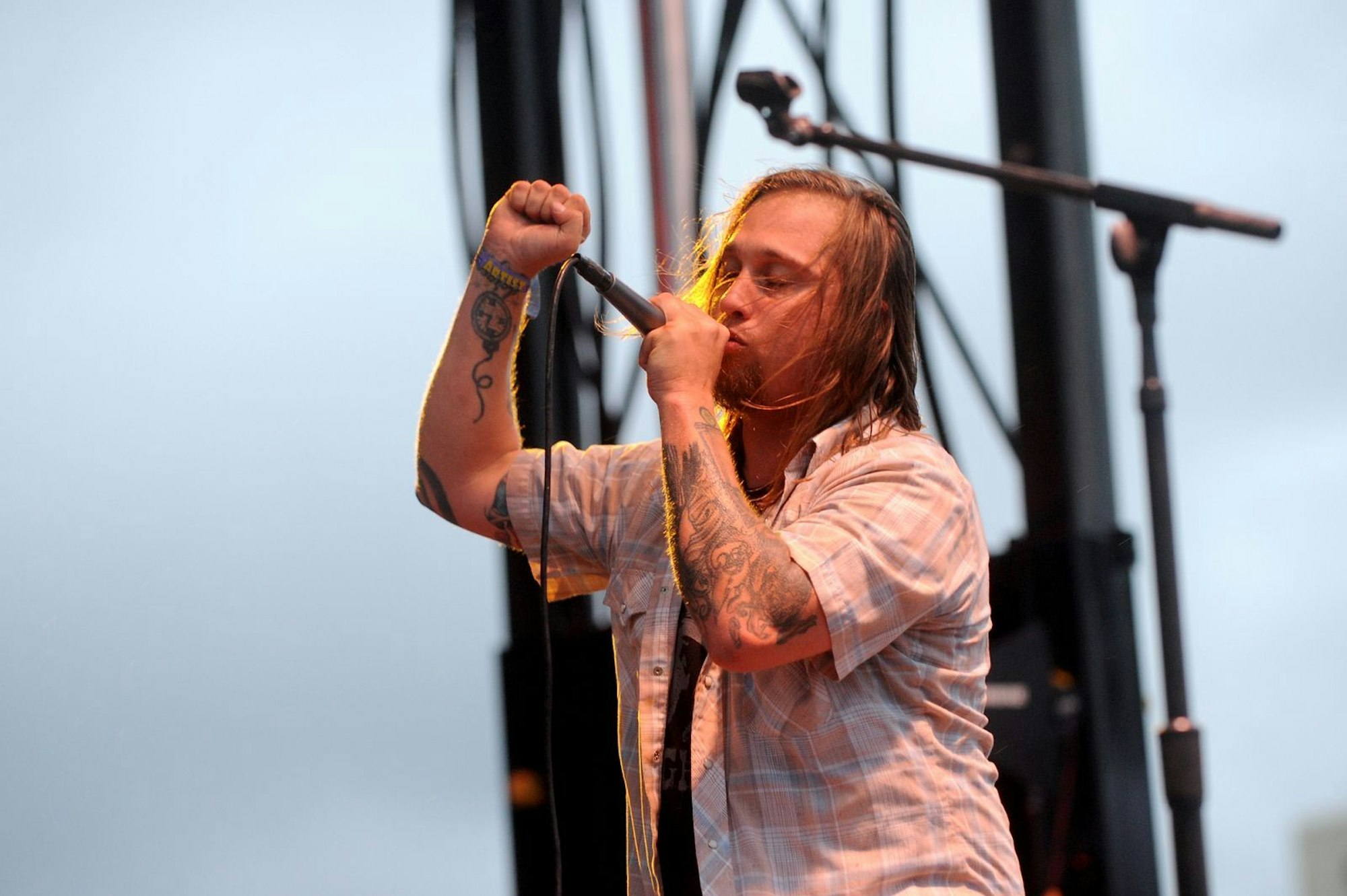 Seit 2006 macht Blind Melon mit Travis Warren (Bild) weiter. (Bild: 2015 Getty Images/Brad Barket)