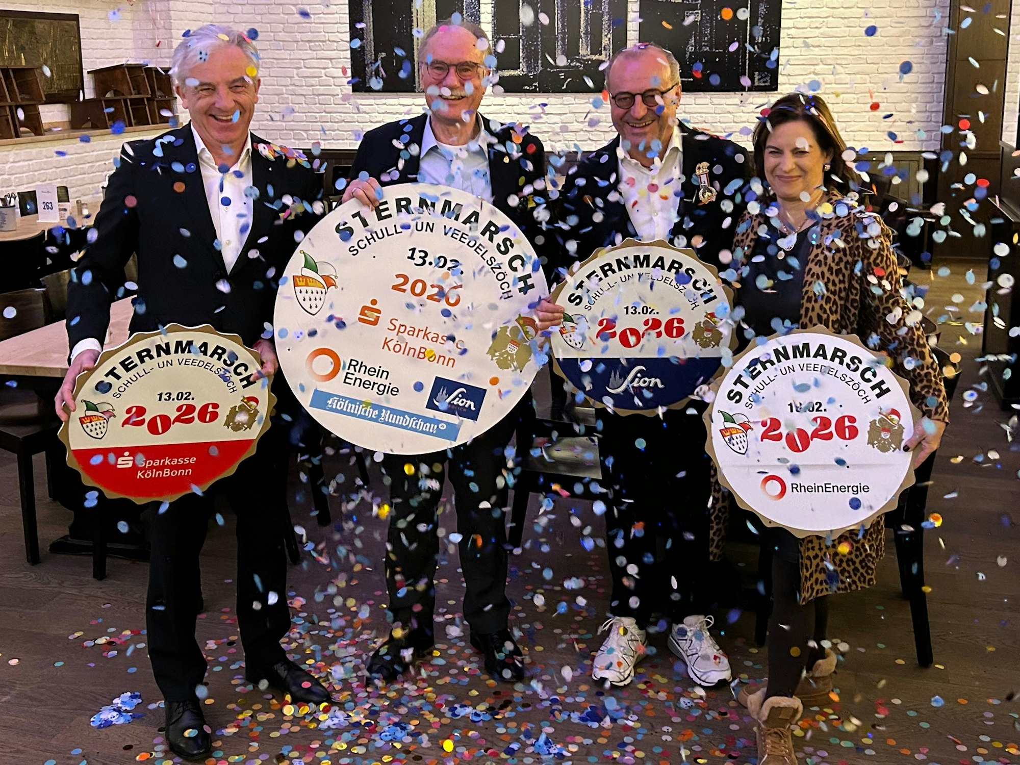 Gruppenbild zum Kölner Sternmarsch 2026.