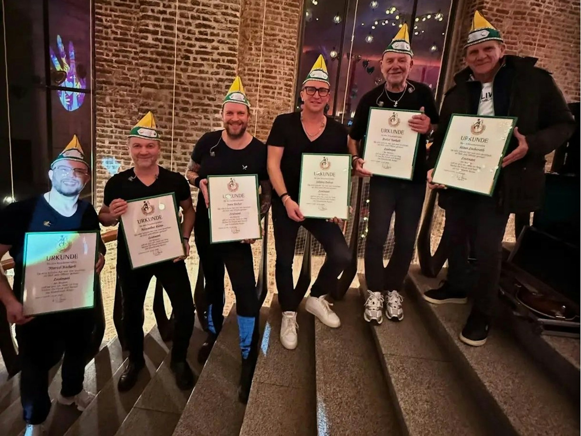 Die Paveier nach ihrer Ehrung im Gürzenich.