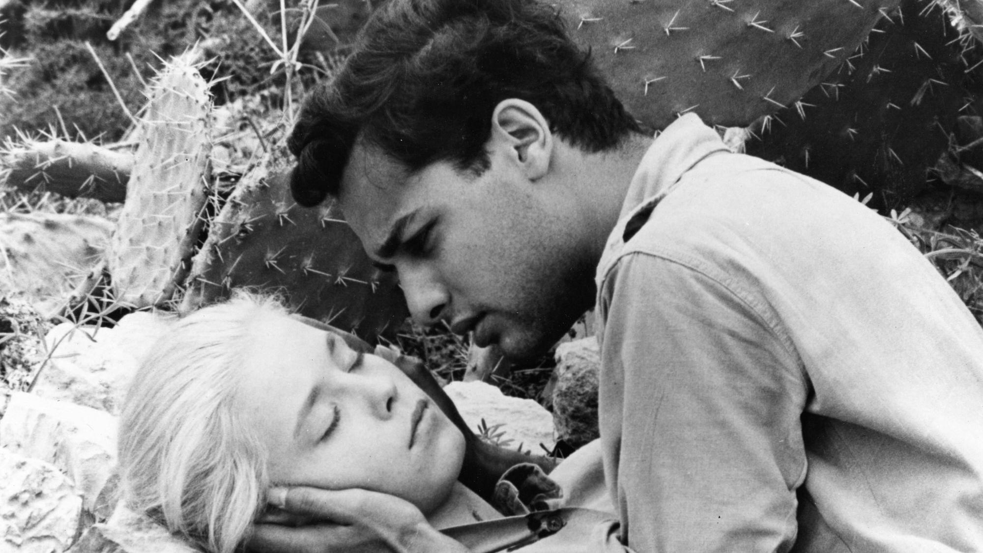 Sal Mineo und Jill Haworth im Monumentalfilm „Exodus“.