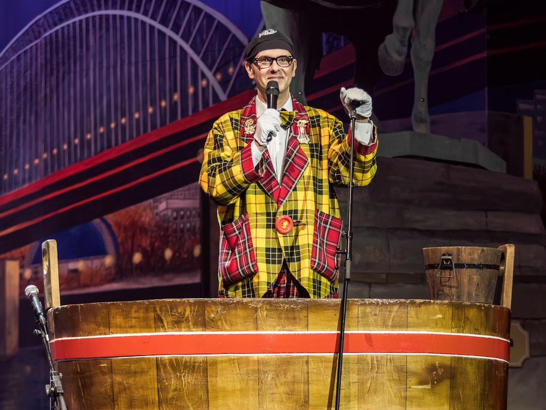 Marc Metzger beim Auftritt in der Bütt.