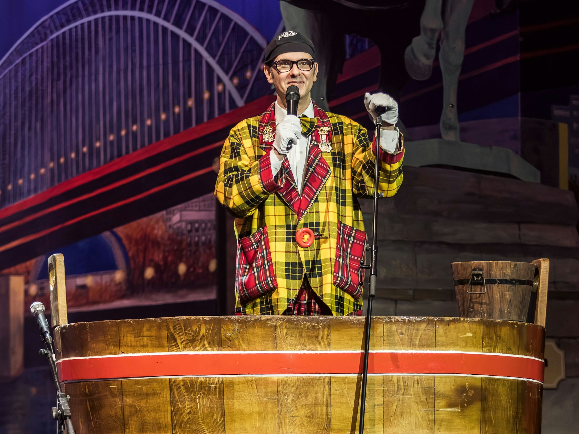 Marc Metzger beim Auftritt in der Bütt.