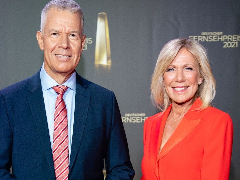 Ulrike von der Groeben und Peter Kloeppel bildeten über Jahrzehnte das Moderationsduo von „RTL aktuell“. Befreundet waren sie außerhalb der Arbeit allerdings nicht. (Bild: 2021 Getty Images/Joshua Sammer)