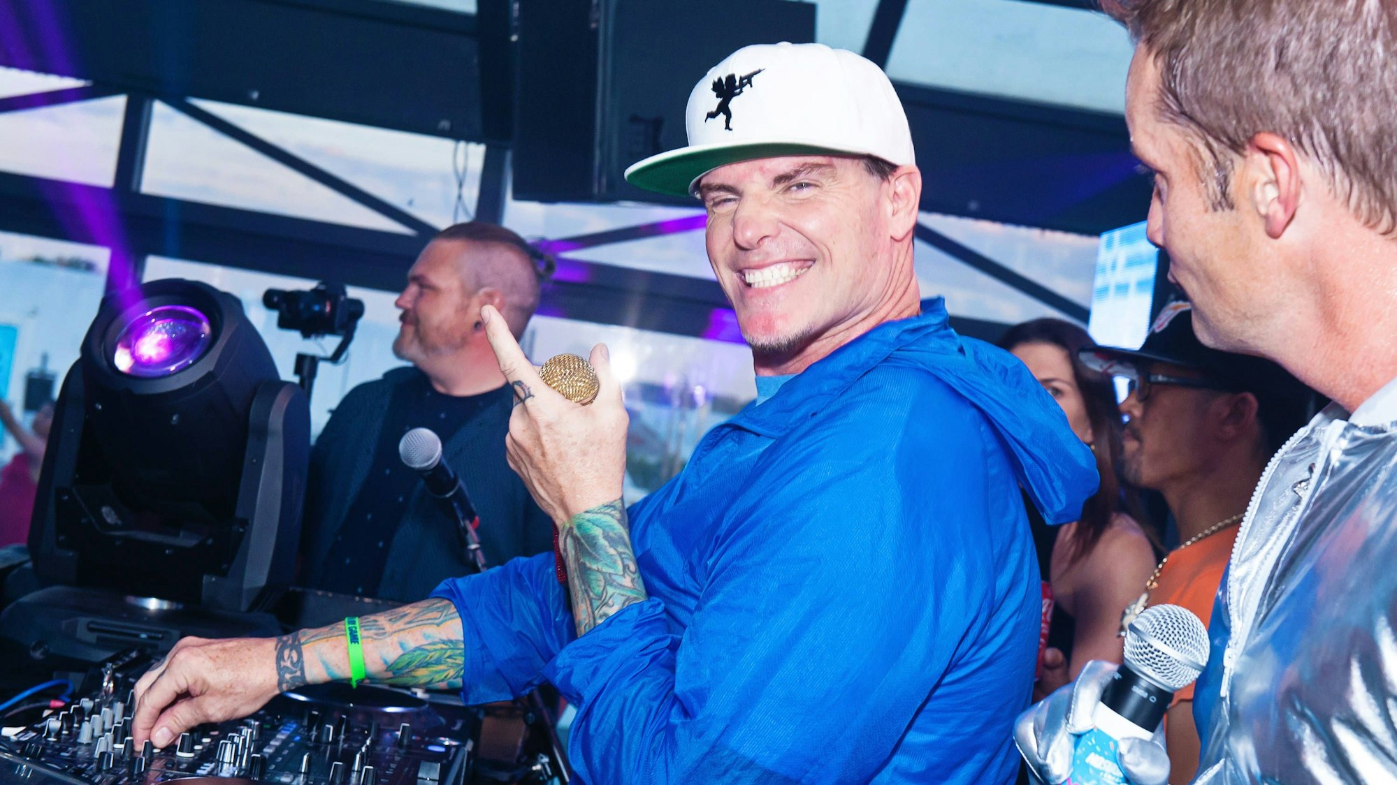 Vanilla Ice bei einem Auftritt.