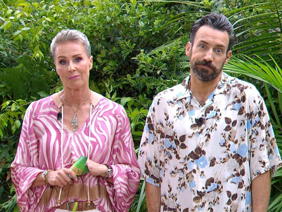 Sonja Zietlow und Jan Köppen, hier im Dschungel, mussten aufgrund einer Technikpanne improvisieren.