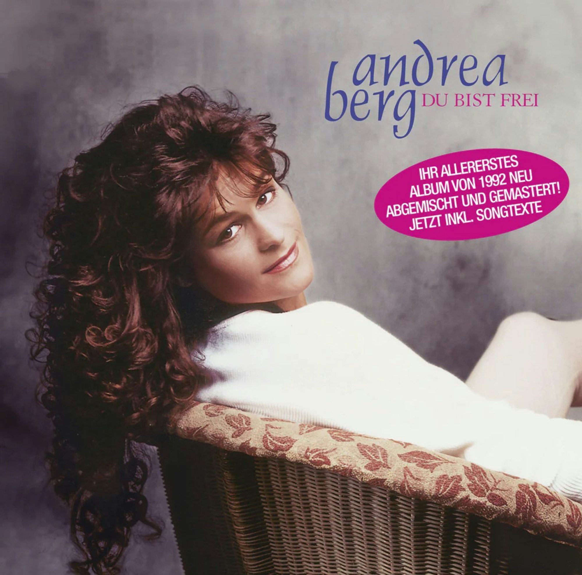 Bevor Andrea Berg zur bekannten Sängerin wurde - hier auf dem Cover ihres ersten Albums „Du bis frei“ -, arbeitete sie als Krankenschwester. (Bild: Bergrecords GmbH)