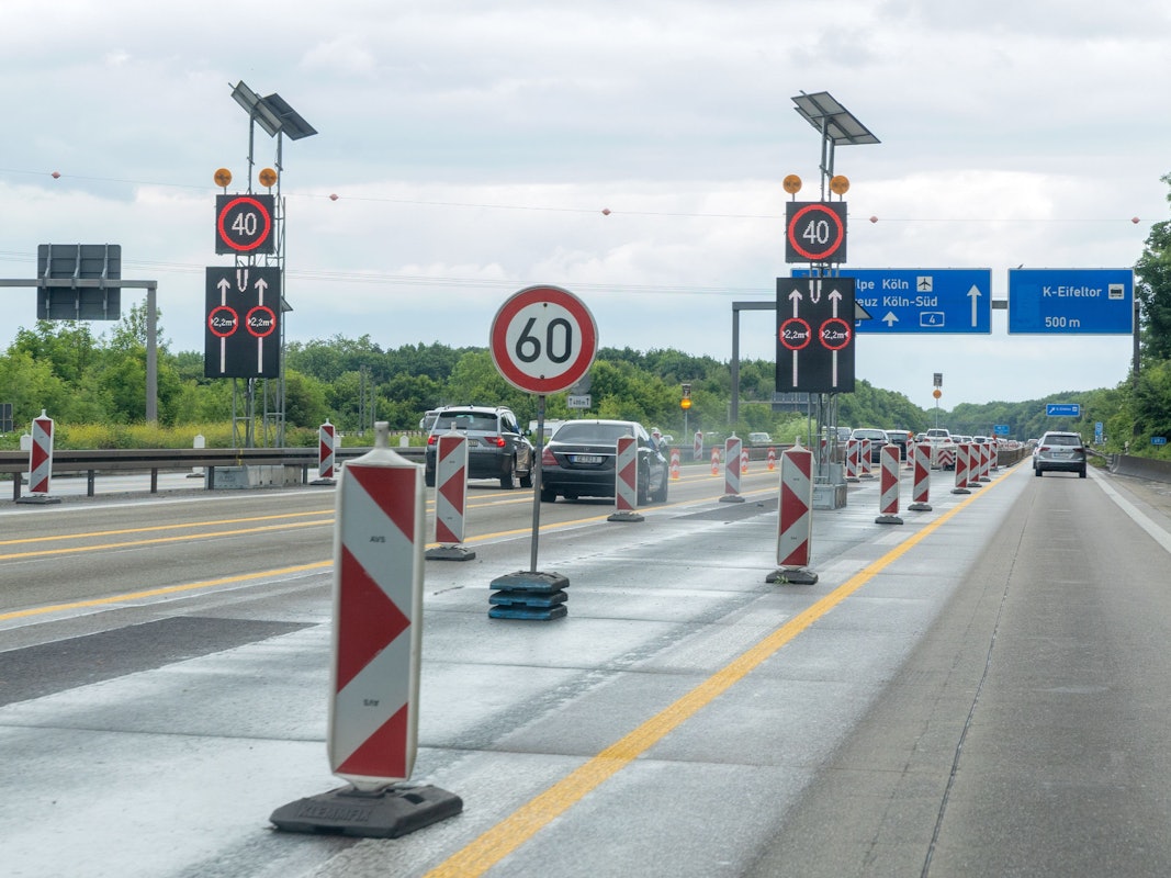 Die A4 an der Anschlussstelle Köln-Eifeltor ist zum Unfall-Schwerpunkt geworden.