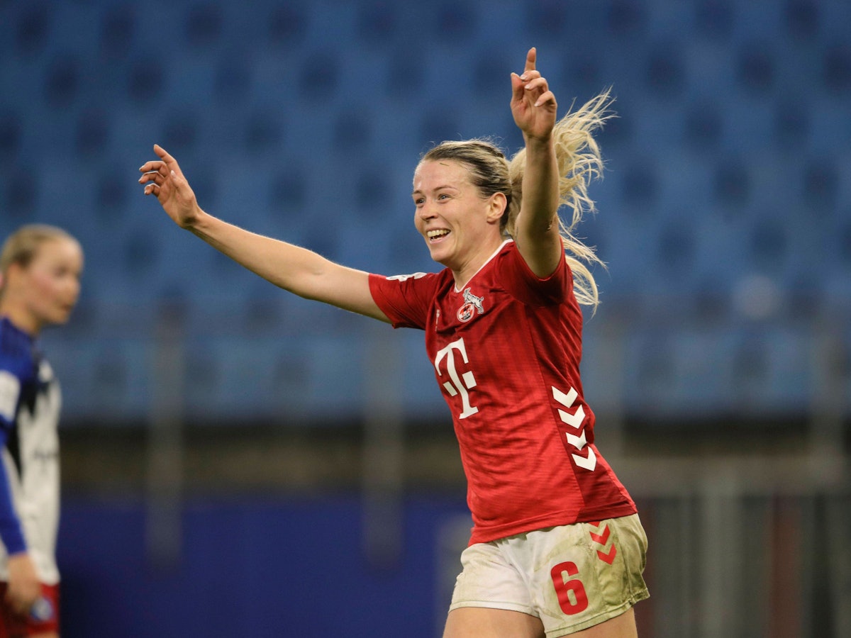 Torjubel im Spiel des 1. FC Köln von Sandra María Jessen.