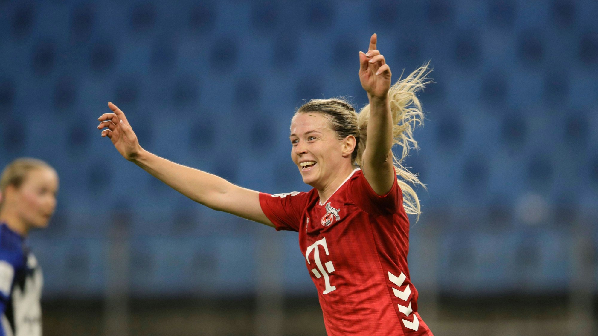 Torjubel im Spiel des 1. FC Köln von Sandra María Jessen.