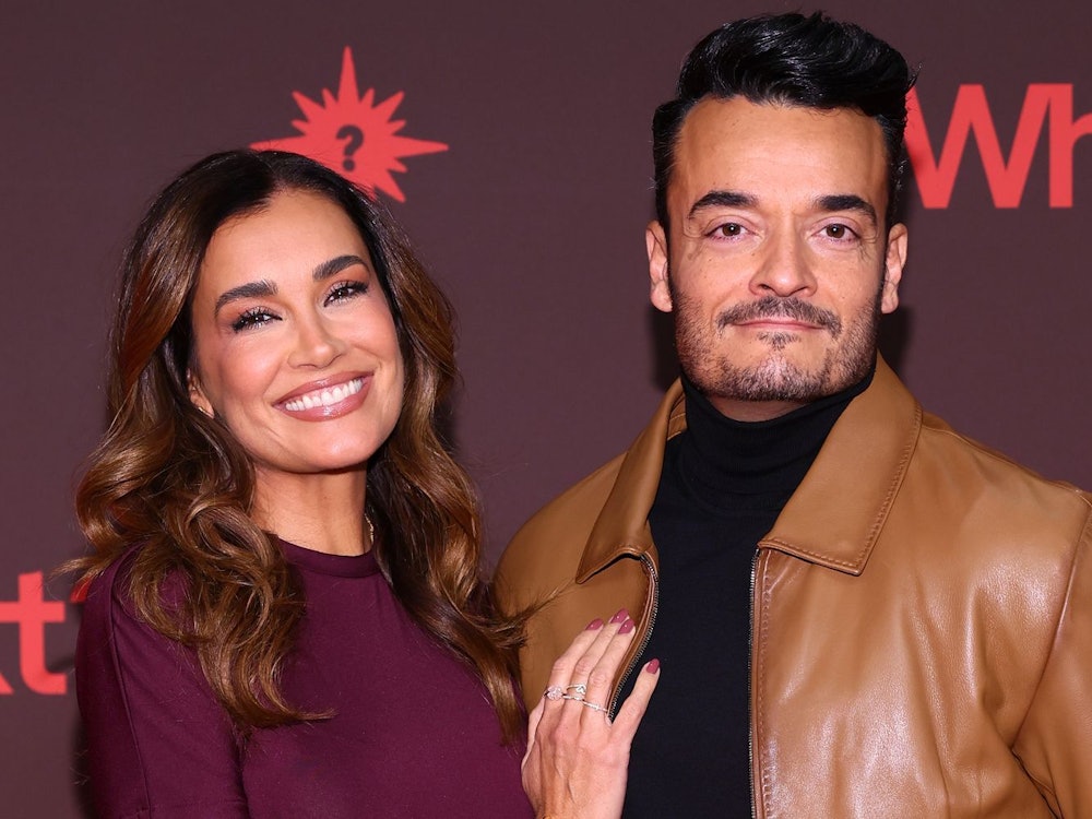 Jana Ina und Giovanni Zarrella präsentierten am Mittwochabend die Pläne für ihre Netflix-Dokuserie. (Bild: Sebastian Reuter/Getty Images for Netflix)