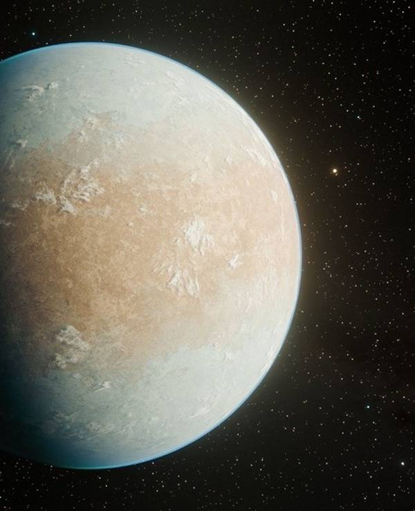 Künstlerische Darstellung des Exoplaneten HD 137010 b.