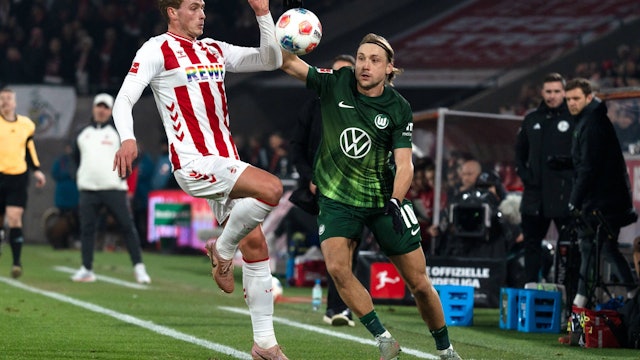 Sebastian Sebulonsen im Duell mit Lovro Majer.