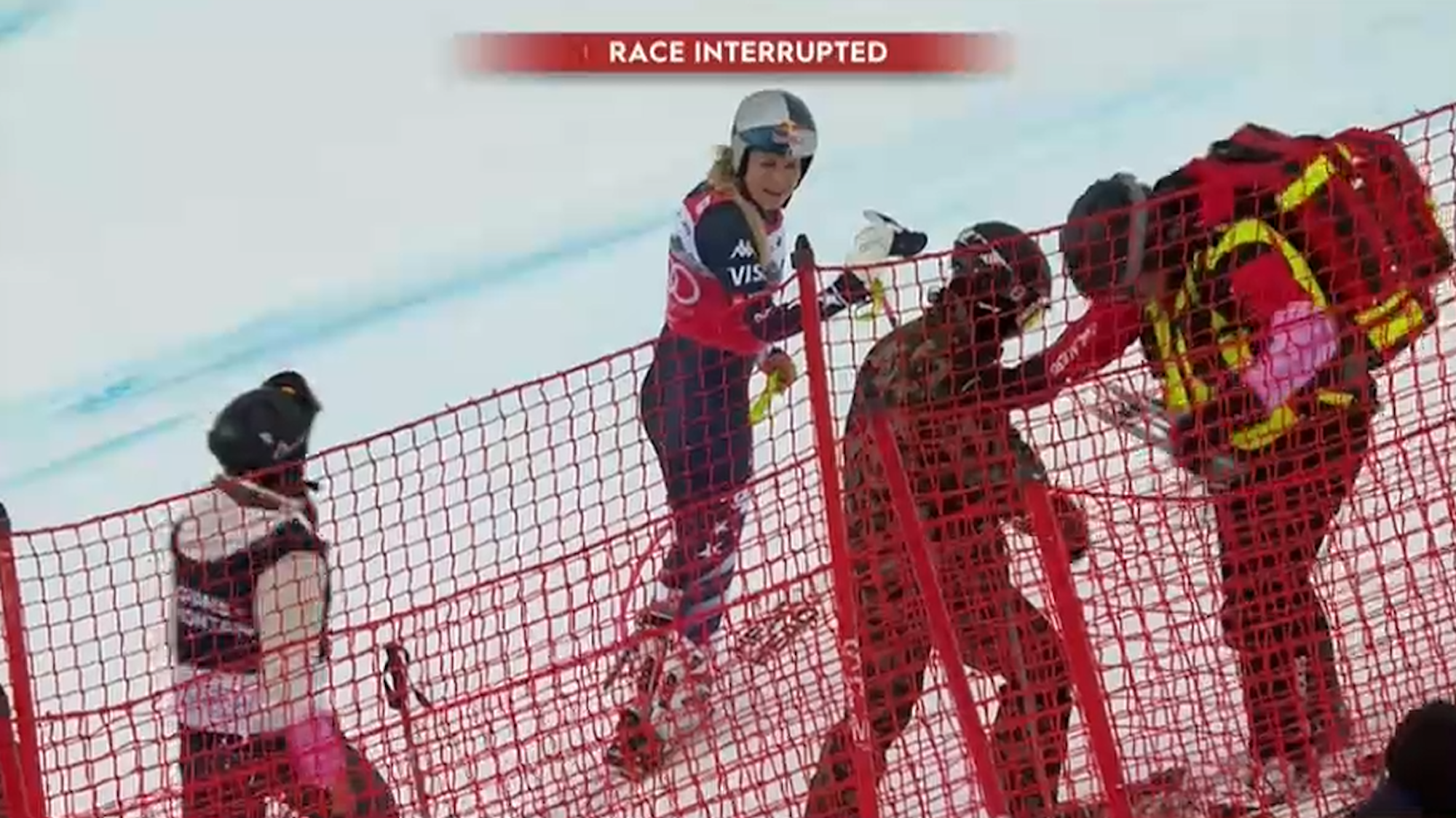 Lindsey Vonn ist am Freitag (30. Januar) in Crans-Montana bei der Abfahrt gestürzt.